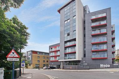 Modern one bedroom fifth floor apartment at Mojo, Wick Road, Old Ford, 2PZ